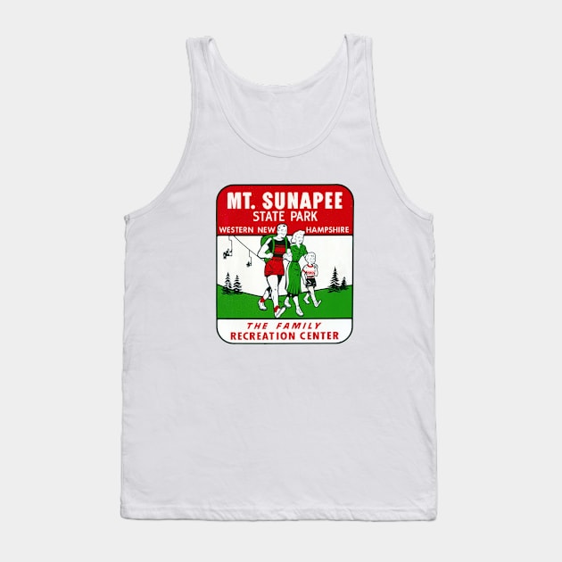 1940s Sunapee State Park Tank Top by historicimage